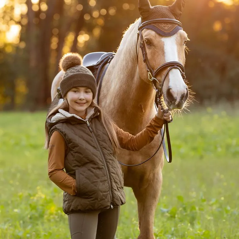 LeMieux Young Rider Eloise Reversible Winter Vest - Alpine-8