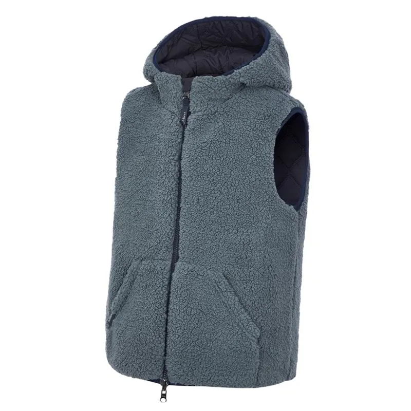LeMieux Young Rider Eloise Reversible Winter Vest - Navy-4