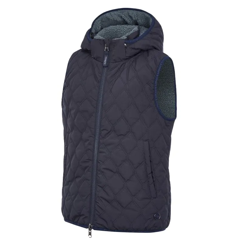 LeMieux Young Rider Eloise Reversible Winter Vest - Navy-3