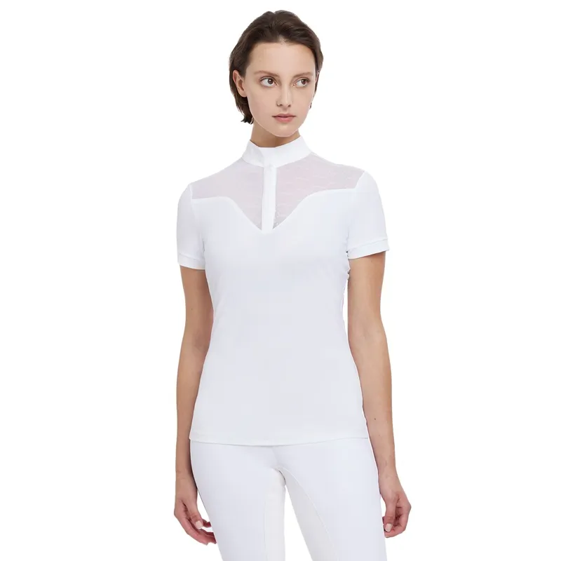 LeMieux Emily Women's Short Sleeve Show Shirt - White