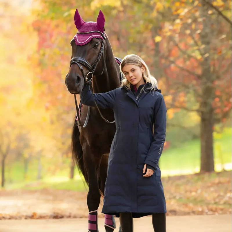 LeMieux Erin Women's Waterproof Long Padded Coat - Navy Pre-Order-2