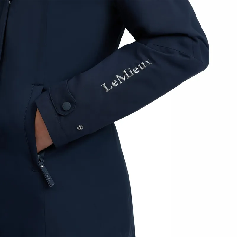 LeMieux Erin Women's Waterproof Long Padded Coat - Navy Pre-Order-8