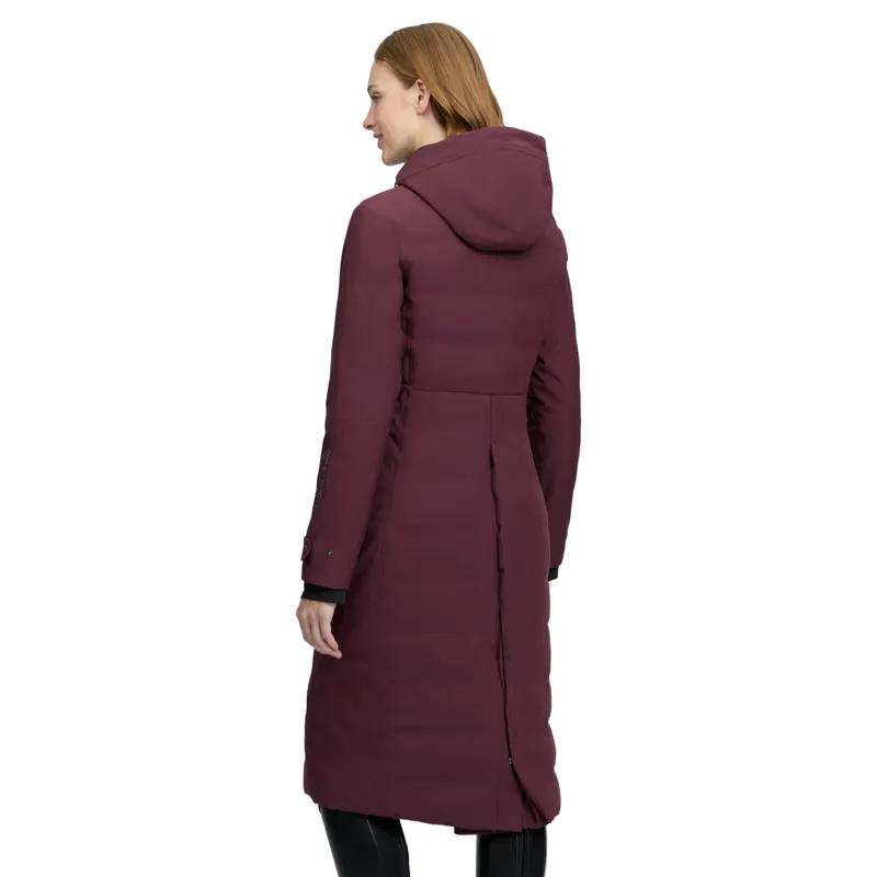 LeMieux Erin Women's Waterproof Long Padded Coat - Bramble-2