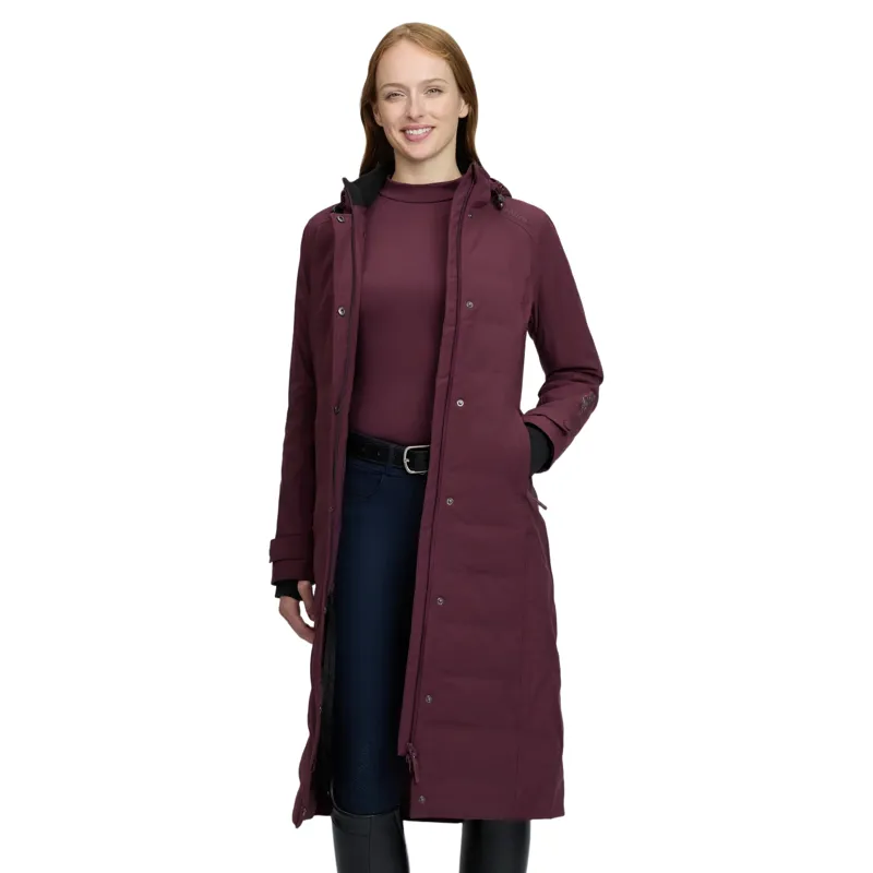LeMieux Erin Women's Waterproof Long Padded Coat - Bramble