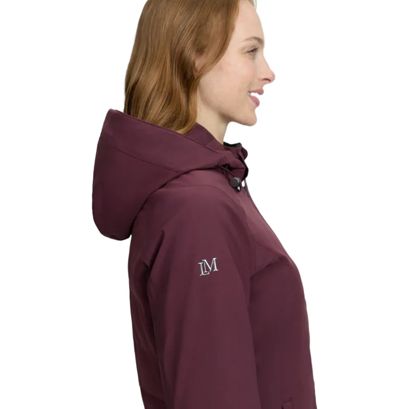 LeMieux Erin Women's Waterproof Long Padded Coat - Bramble-4