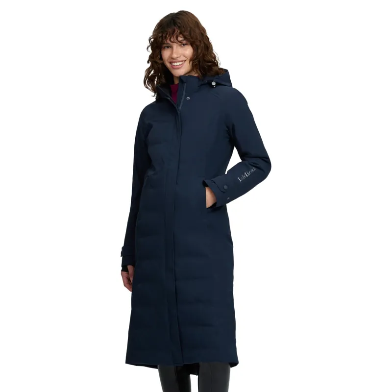LeMieux Erin Women's Waterproof Long Padded Coat - Navy Pre-Order