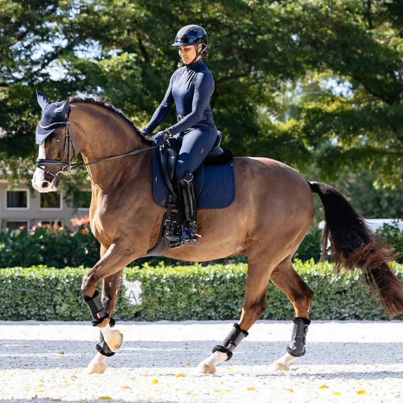 LeMieux Essence Dressage Saddle Pad - Navy-3
