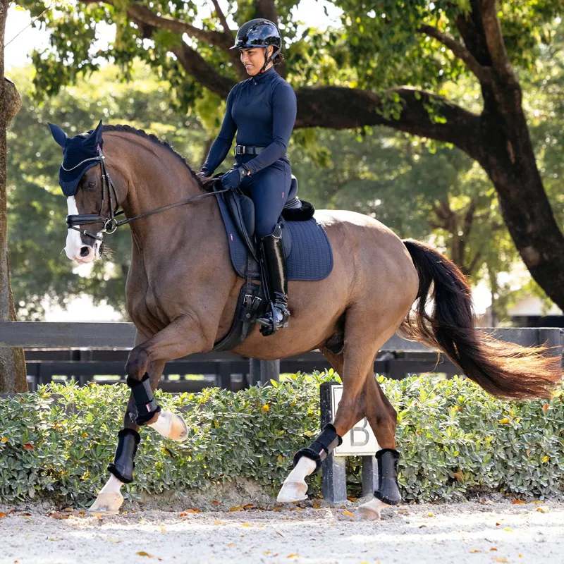 LeMieux Essence Dressage Saddle Pad - Navy-2