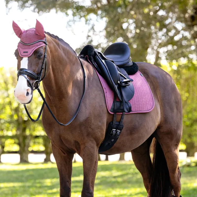 LeMieux Essence Dressage Saddle Pad - Rosewood-3
