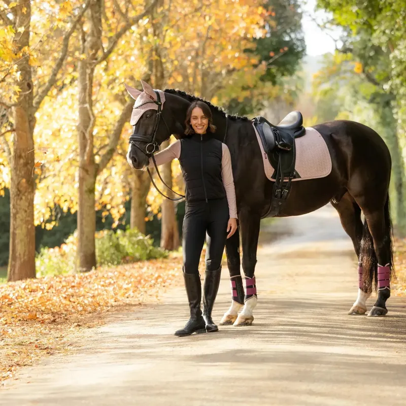 LeMieux Essence Dressage Square Saddle Pad - Wild Rose-3