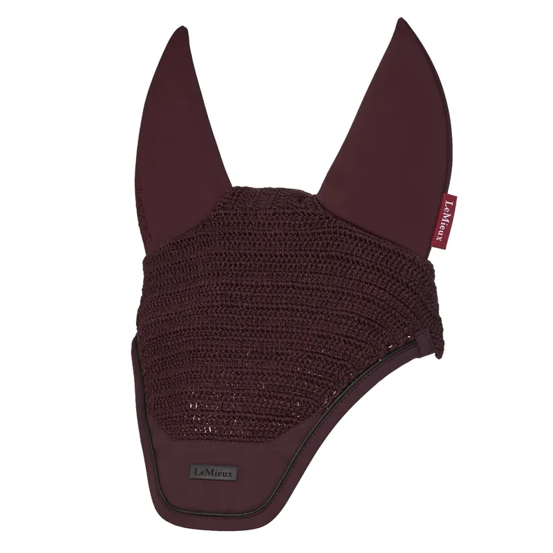 LeMieux Essence Acoustic Soundless Fly Bonnet - Damson