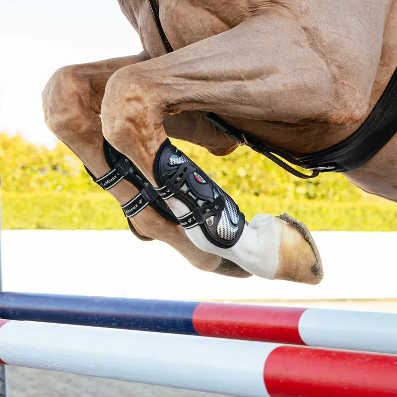 LeMieux Exo-Flex Tendon Boots - Black/Silver-6