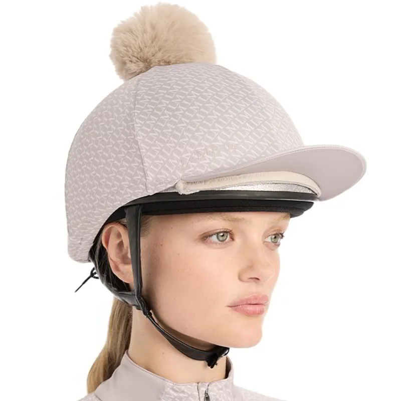 LeMieux Faith Helmet Cover - Ash/Stone-4