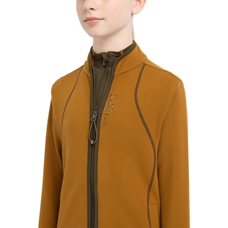 LeMieux Felicity Young Rider Zip Through Fleece-Ginger-6