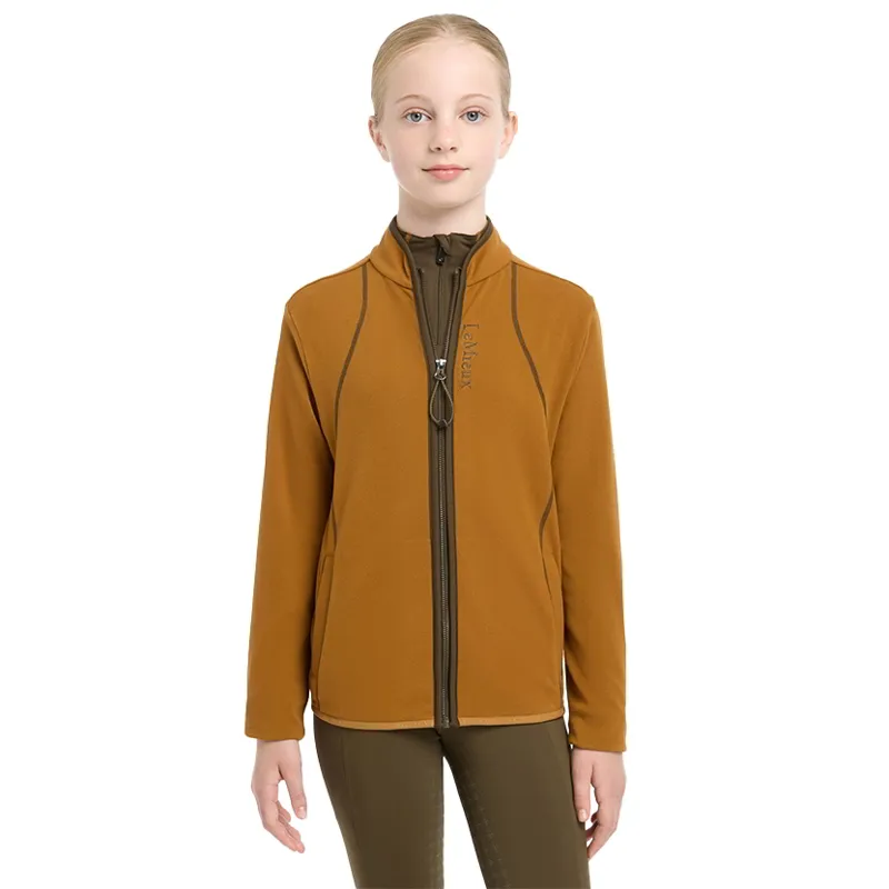 LeMieux Felicity Young Rider Zip Through Fleece - 7-8yrs - Ginger