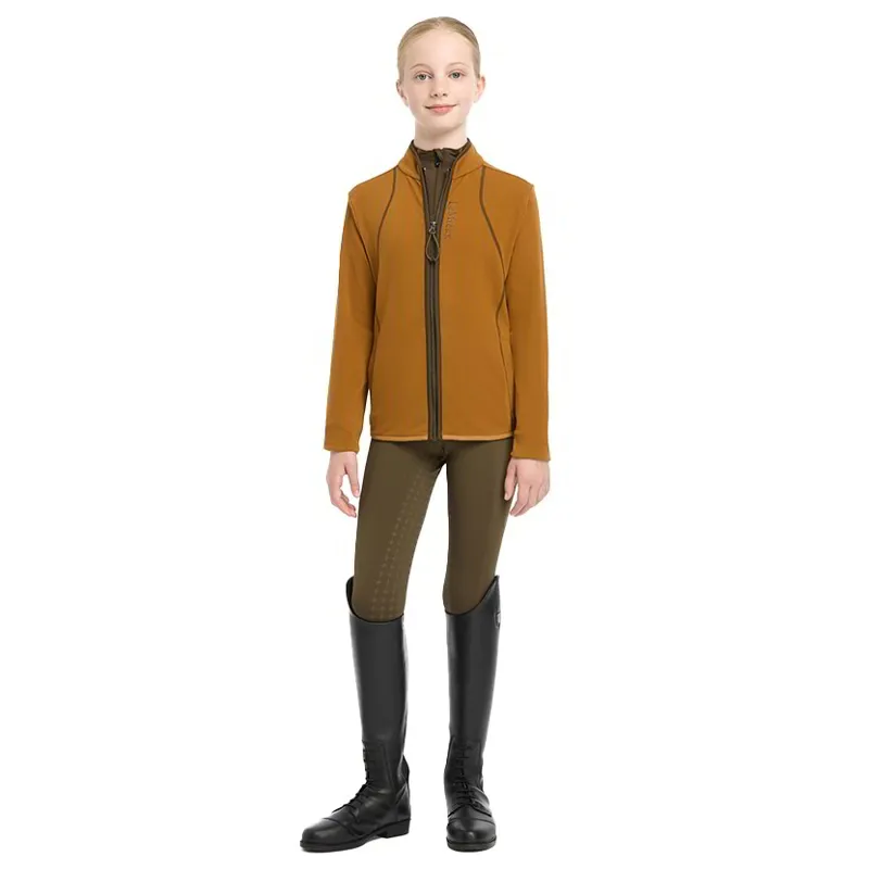 LeMieux Felicity Young Rider Zip Through Fleece-Ginger-5