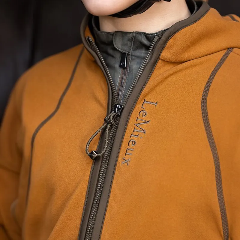 LeMieux Felicity Young Rider Zip Through Fleece-Ginger-2