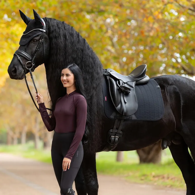 LeMieux Essence Dressage Saddle Pad - Black-4