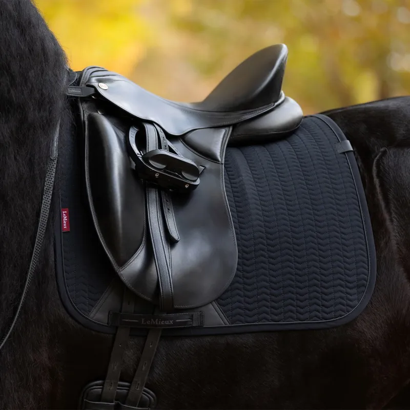 LeMieux Essence Dressage Saddle Pad - Black-1