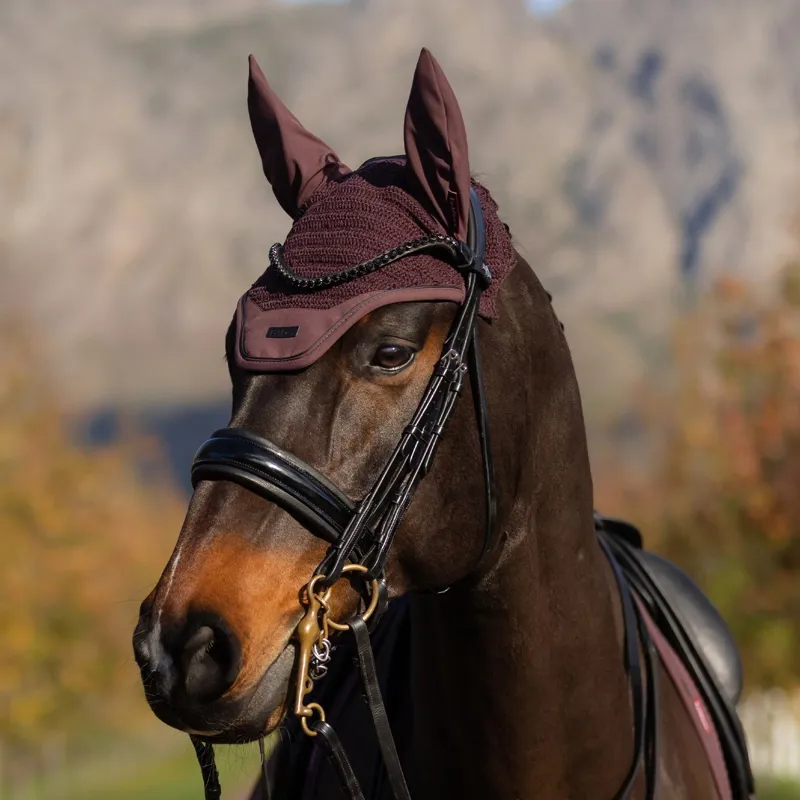 LeMieux Essence Fly Bonnet - Damson-1