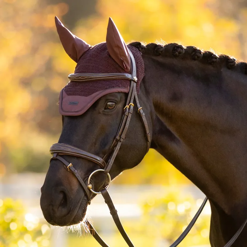 LeMieux Essence Fly Bonnet - Damson-2