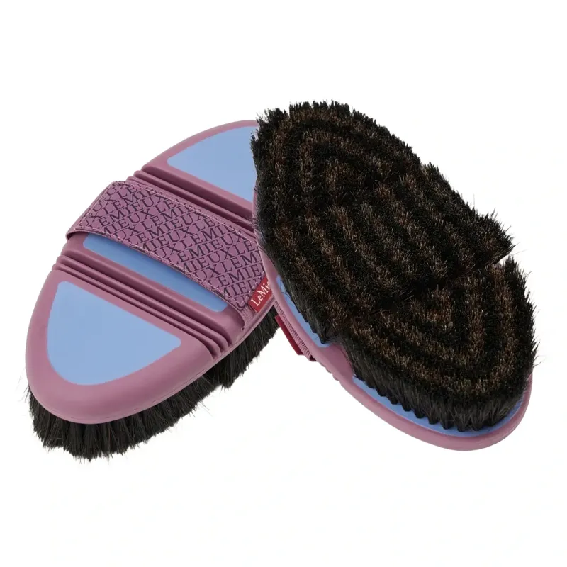 LeMieux Flexi Horse Hair Body Brush - Powder Blue
