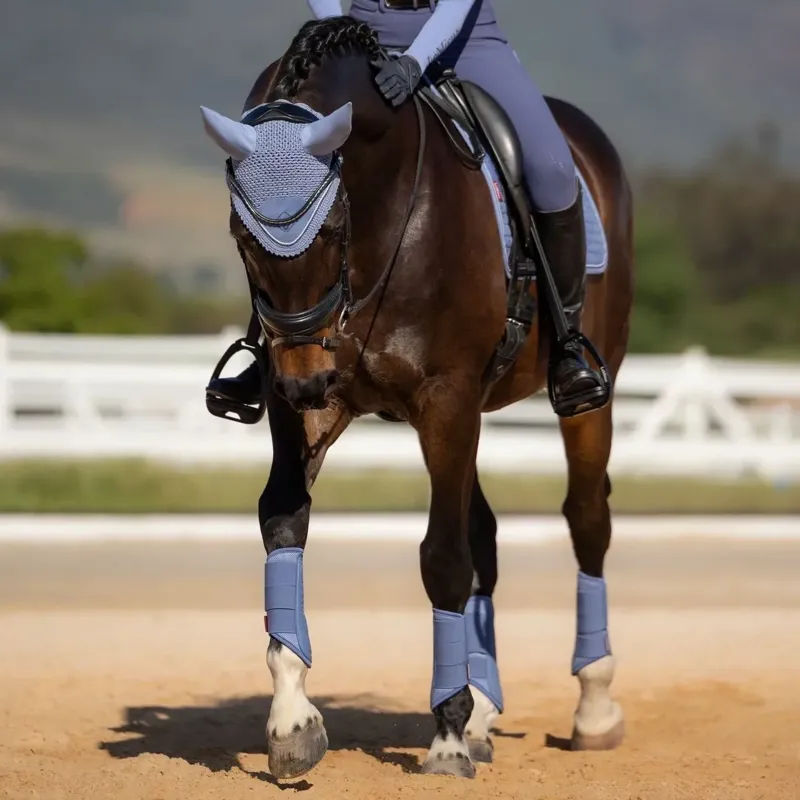 LeMieux Classic Fly Bonnet - Powder Blue-1