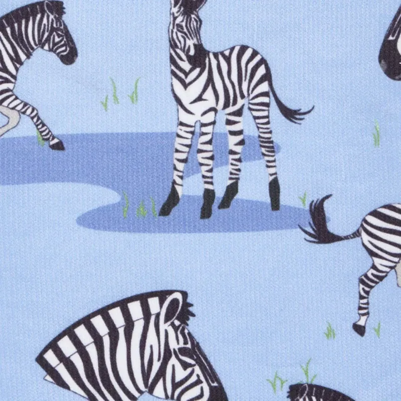 LeMieux Footsie Junior Tall Riding Socks - Zebra-2