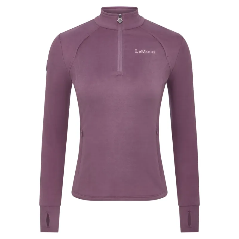 LeMieux Frances Women's 1/4 Zip Fleece - Mallow-1