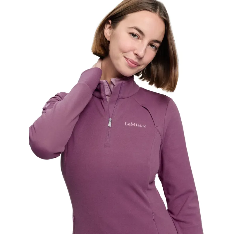 LeMieux Frances Women's 1/4 Zip Fleece - Mallow-4