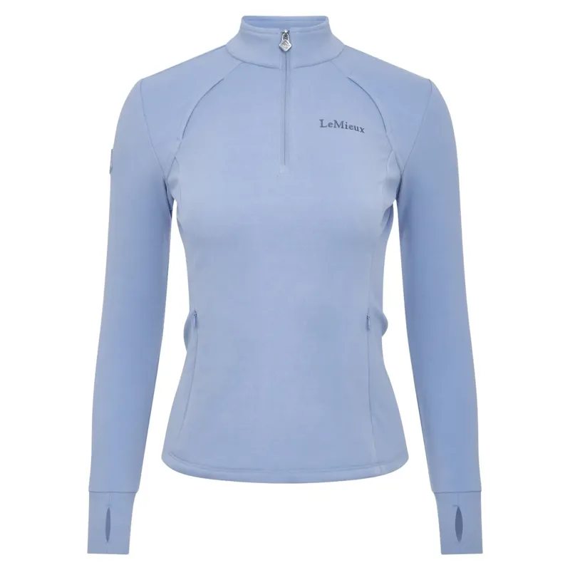 LeMieux Frances Women's 1/4 Zip Fleece - Powder Blue-1