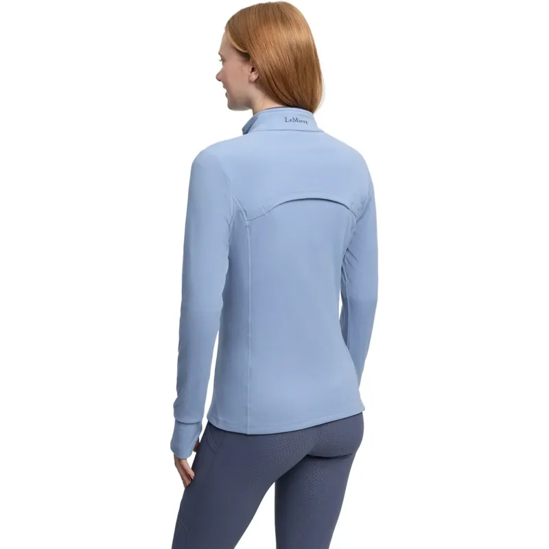 LeMieux Frances Women's 1/4 Zip Fleece - Powder Blue-2