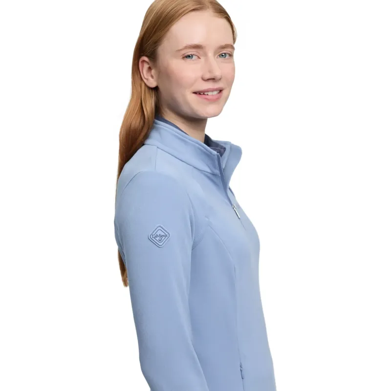 LeMieux Frances Women's 1/4 Zip Fleece - Powder Blue-3