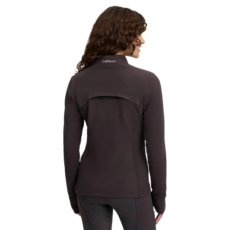 LeMieux Frances Women's 1/4 Zip Fleece - Cocoa-3