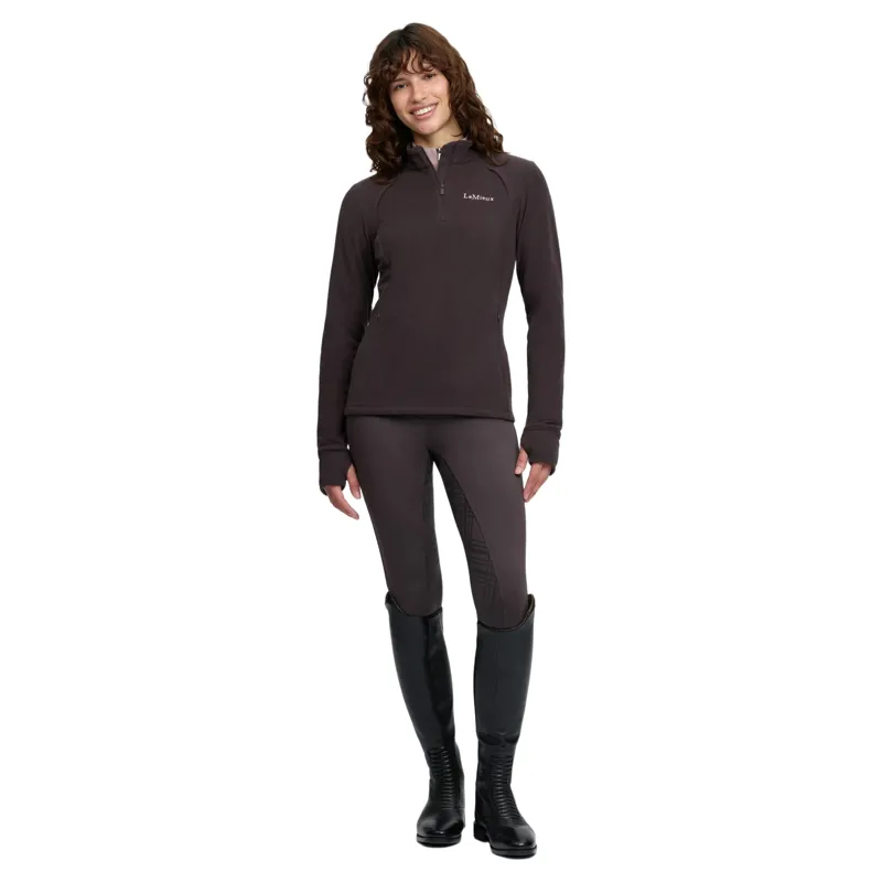LeMieux Frances Women's 1/4 Zip Fleece - Cocoa-6