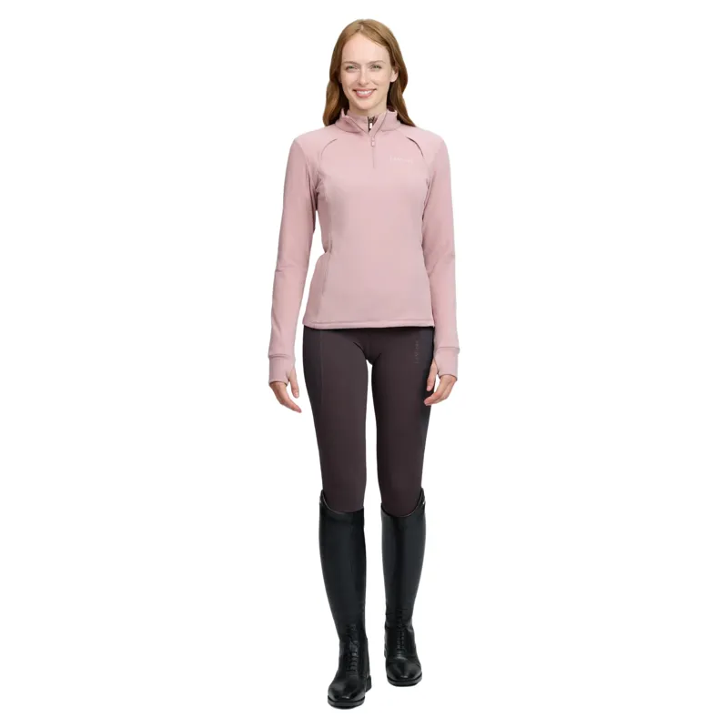 LeMieux Frances Womens 1/4 Zip Fleece - Wild Rose-4