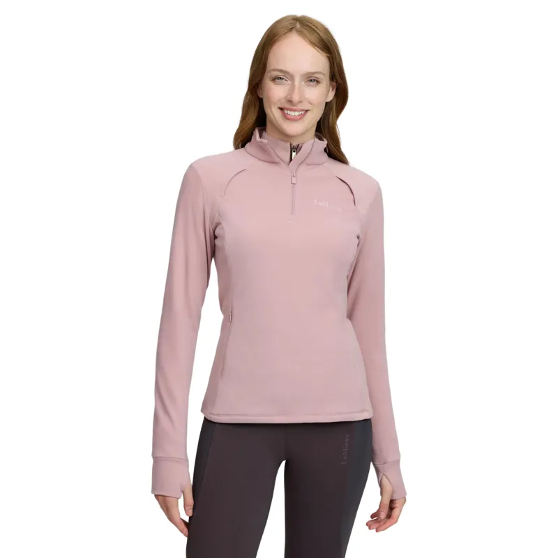 LeMieux Frances Womens 1/4 Zip Fleece - Wild Rose