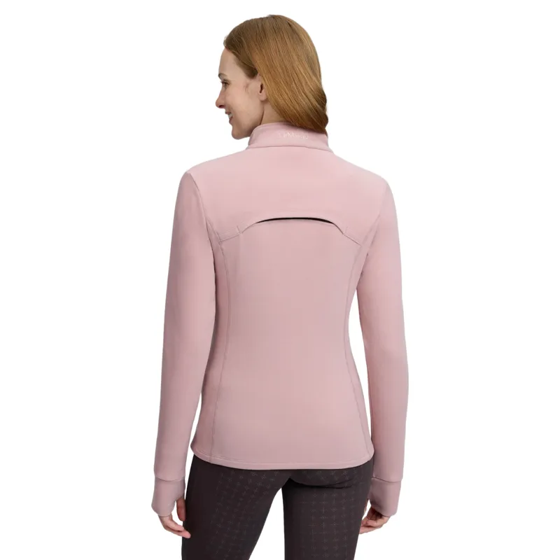 LeMieux Frances Womens 1/4 Zip Fleece - Wild Rose-3