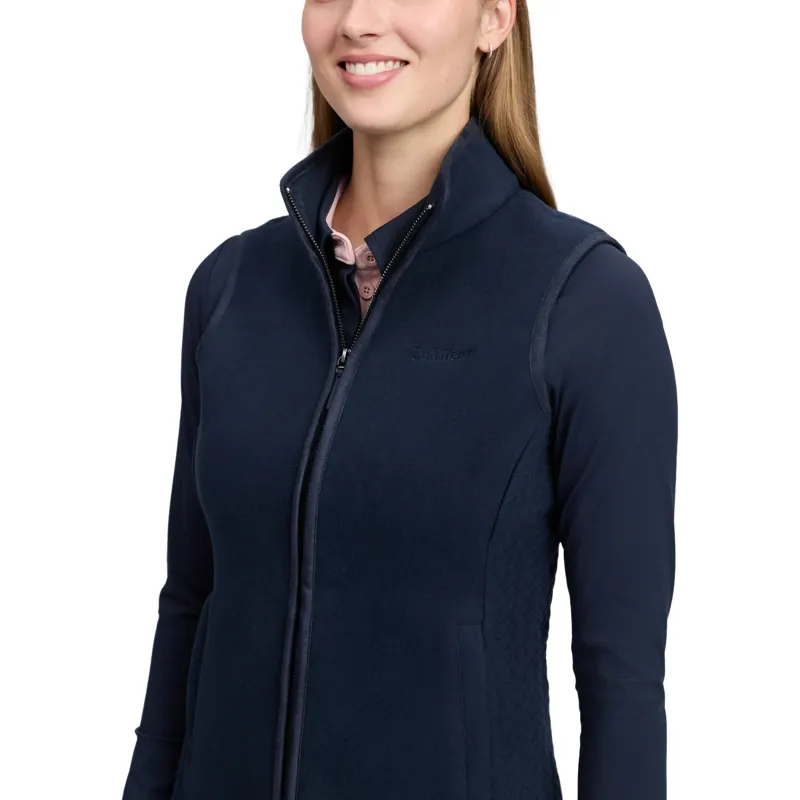 LeMieux Frankie Womens Fleece Vest - Navy-3