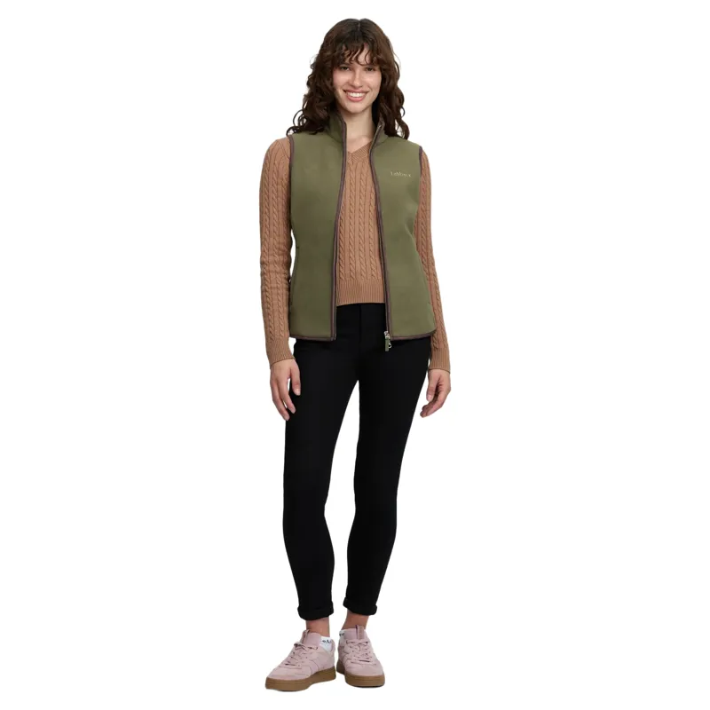 LeMieux Frankie Women's Fleece Vest - Willow Green-2