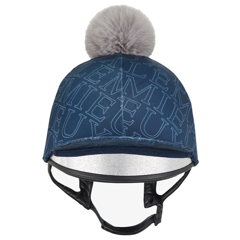 LeMieux Young Rider Frieda Helmet Cover - Navy-1