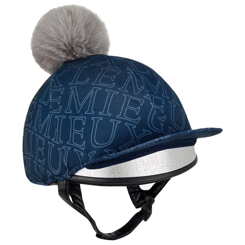 LeMieux Young Rider Frieda Helmet Cover - Navy