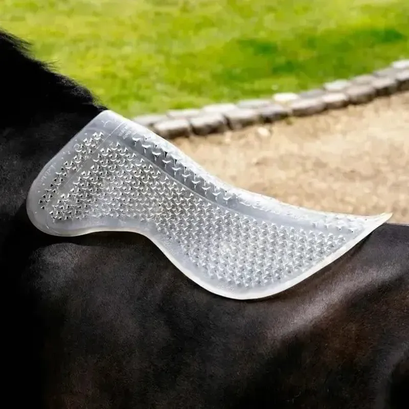 LeMieux Gel-Tek Shaped Half Pad - Clear-1