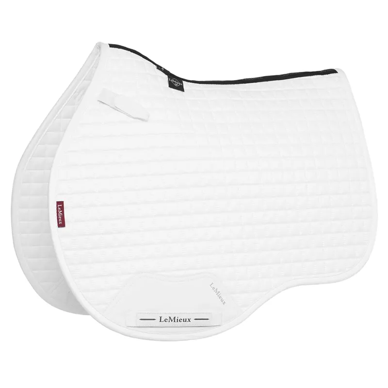 LeMieux Suede GP Saddle Pad - White