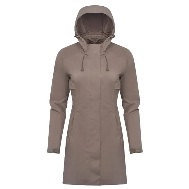 LeMieux Grace Womens Long Waterproof Jacket - Pecan-1