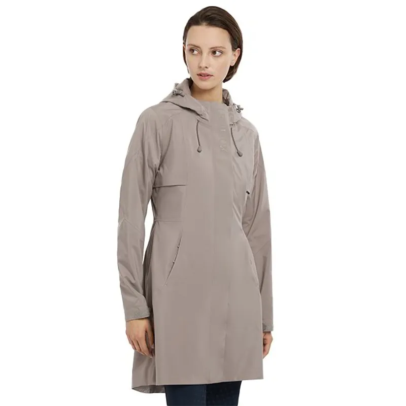 LeMieux Grace Womens Long Waterproof Jacket - Pecan