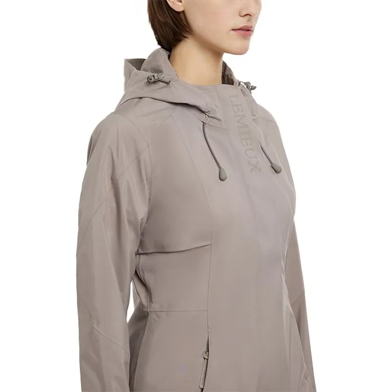 LeMieux Grace Womens Long Waterproof Jacket - Pecan-7