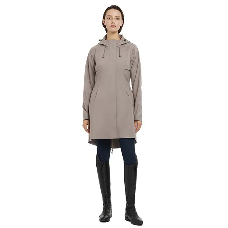 LeMieux Grace Womens Long Waterproof Jacket - Pecan-12