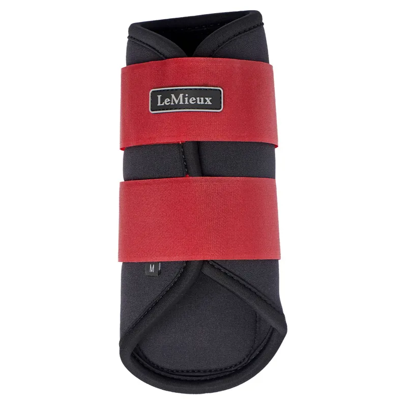 LeMieux Grafter Brushing Boots - Chili-3