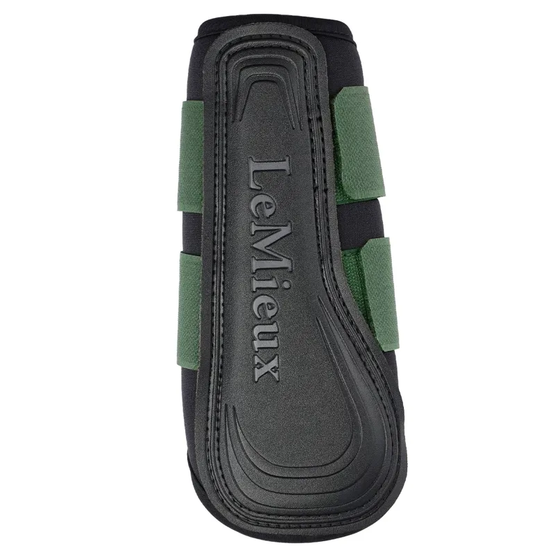 LeMieux Grafter Brushing Boots - Hunter Green-1